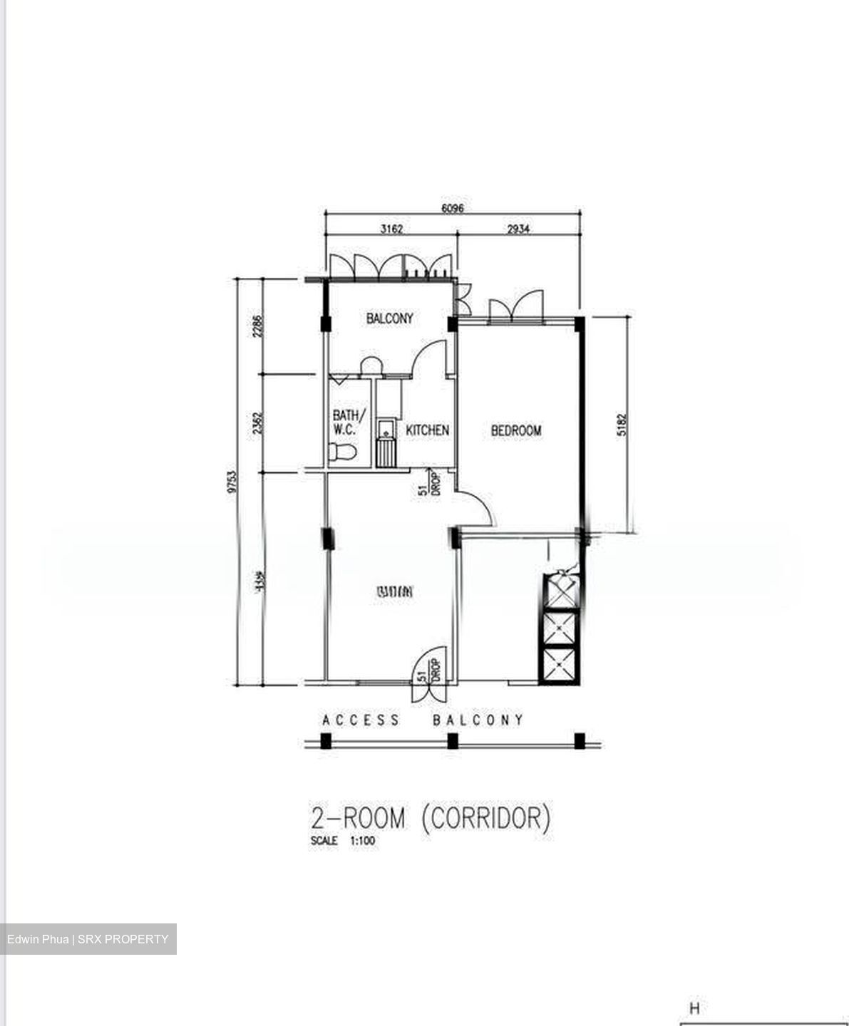 Blk 50 THE BEO CRESCENT (Bukit Merah), HDB 2 Rooms #618316811